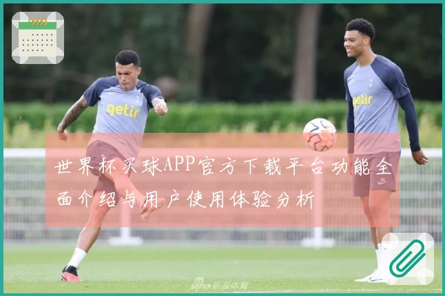 世界杯买球APP官方下载平台功能全面介绍与用户使用体验分析